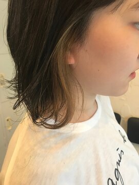 エム(EM) インナーカラーボブ　下北沢　美容室