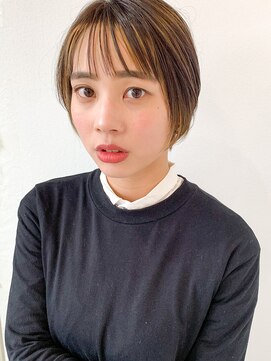 ダリー 発寒南店(Dali) 前髪インナーカラー/イヤリングカラー◆前下がりボブ