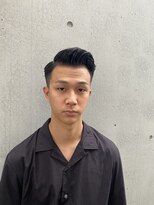 タケシズバーバー(BARBER) ゆるパーマ七三オールバック