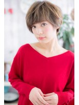 ヘアアンドビューティー ミック(Hair & Beauty miq)&nbsp;目力UP！大人かわいいアッシュベージュマッシュウルフc1