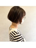 やわらかいマロンボブ