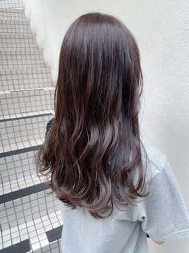 モルニ(MORNI) モカブラウン_マロンベージュ Aラインボブ かきあげ