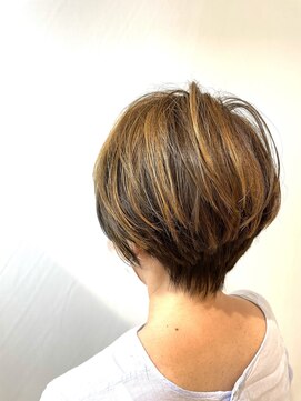 アッシュ 中山店(Ash) 脱白髪染めのテクニックカラー