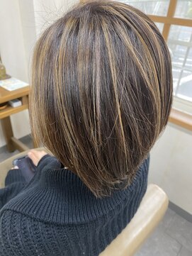 東京ヘアーサロン ハイライト/20代/30代/40代/50代/北本/桶川/鴻巣/ショート/ボブ