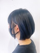 リッチアンドアンジー(RICCI&ANGIE)&nbsp;ブルーブラックショートボブ