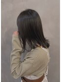 ボブ 透明感暗髪