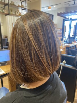 フレンズ 山鼻店(friend's) 髪質改善ハイライトカラーバレイヤージュブリーチトリートメント