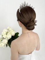 フェリーチェ(Felice)&nbsp;花嫁ヘア　前撮りヘア　ウェディング　シニヨン　まとめ髪