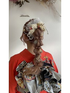 フゥカ 類家店(fuka) 【成人式ヘアセット】編み下ろしhair＊