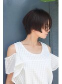 マニッシュ＆クール！センターパートのハンサムショート 