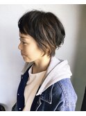 ショート×ポイントカラー