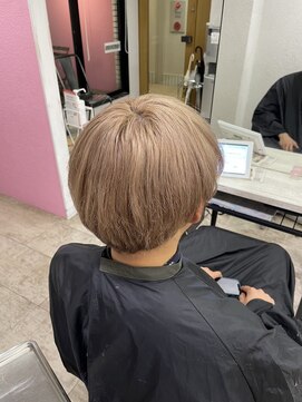 アジールヘア 所沢プロペ通り店(agir hair) エアリー美髪ケアブリーチミルクティーカラー練馬所沢韓国