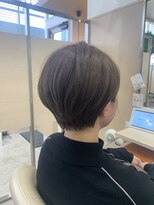 アドラーブル 長岡リバーサイド千秋店(adorable) 大人ショート耳掛け~透明感グレージュ