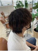 根本が立ち上がる?!立ち上がりにくい髪をパーマでゆるふわに!