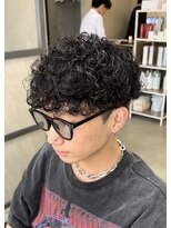 スイッチ(men's SWITCH)&nbsp;大分メンズパーマプードルパーマスパイラルマッシュ刈り上げ