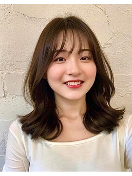 ベレッタ 枚方店(veretta.) 顔周りレイヤー/くびれシルエット/韓国風ヘア/韓国ロング/小顔