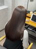 髪質改善ベーシックトリートメント+ケアカラー￥18000