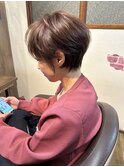 小顔ショートヘア