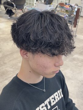 フィフスパーク(fifth PARK) 渋谷シャドウパーマメンズカットルーズパーマツーブロック無造作