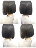 【大人可愛いを叶える重めボブ】