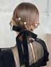 【特別な日に♪】アップスタイルヘアセット＋前髪顔まわりカット