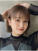 切りっぱなしボブ/くびれボブ/ぱつっとボブ/外ハネボブ