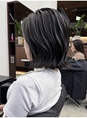 栄外ハネナチュラル大人可愛い韓国ボブ