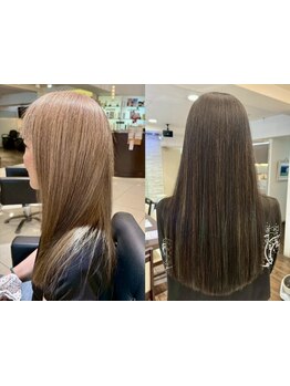 髪と頭皮に優しいヘナカラーで、ダメージレスに理想のカラーを実現！髪本来の美しさを引き出す仕上がりに♪