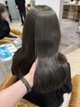 ティエラ 原宿 表参道(Tierra) 染めたてから色落ちまで配合にこだわった"オリーブグレージュ"!