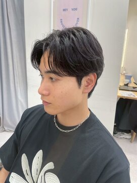 ハニー 町田(HONEY) リバースセンターパート/フェザーパーマ/曲がる縮毛矯正