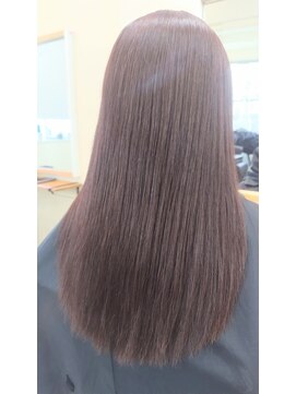 アーチフォーヘアー(a rch for hair) ベージュにほんのりピンクを重ねたカラー