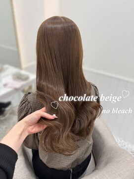 リルミー(Lilme) ＊ブリーチなしチョコレートベージュ＊rina