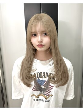 髪質改善/ブリーチ/ダブルカラー/韓国/インナーカラー/難波