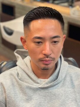 ガイルヘア×スパイキーベリーショートの無敵ミリタリーフェード