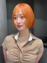 シオン(shion)&nbsp;ボブショートミディアムブリーチおくれ毛_F30988