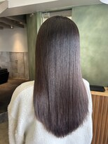 エイトオロク 那覇小禄店(EIGHT oroku) 艶ブラウンで魅せる美髪ストレート