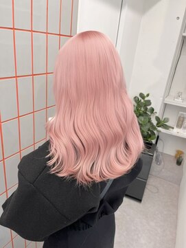 メルトトウキョウ(melt.tokyo) インナーカラー/トリートメント/デザインカラー/ペールピンク