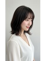 コートフィールエー(CO_T feel.a) 骨格補正カットで作る「愛されくびれロブ」髪質改善カラー