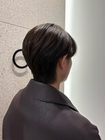 クーラアオヤマ(Cura Aoyama) センターパート/毛流れパーマ/毛流れ縮毛矯正/ダウンパーマ