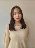 chocolat brown×ミディアムレイヤー