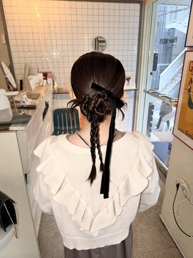 ヘアー アレス(hair ales) カチモリ ヘアメイク ヘアアレンジ 結婚式ヘア