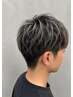 【白髪が気になり出した男性へ】白髪ぼかしハイライト＋メンズカット￥12870