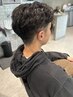 カット+眉毛カット+ツイストスパイラルパーマ ¥11,400