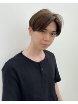 アトリエイトワ(atelier ittowa)&nbsp;刈り上げセンターパート/ニュアンスパーマ/ブルーブラック/57