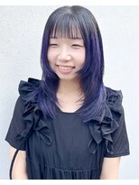 ファヴォリ(favori)&nbsp;【favori 自由が丘】グラデーション　ブルーパープルカラー