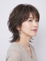 くらげ美容院 武蔵小杉 50代ウルフスタイル