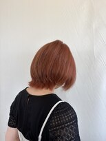 ジュリア(Giulia)&nbsp;ショートボブ×オレンジで垢抜けヘア♪