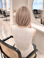 パーク バイ グラッジ 池袋(Park by GLADGE)&nbsp;透明感たっぷり♪柔らかベージュボブ