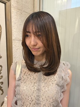 ハピネス 河原町店(Happiness) 四条河原町　レイヤーカット　髪質改善  亀田乃愛