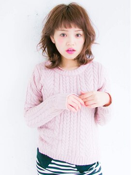 リリアン 表参道(relian) ピンクベージュゆるふわミディアム♪relian表参道店☆